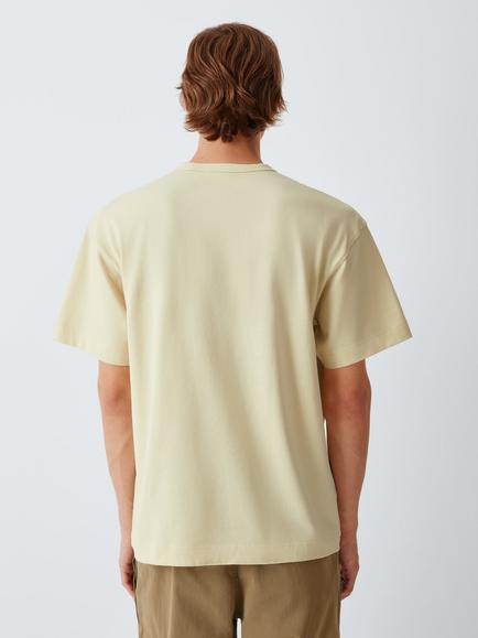 Kin Heavyweight Cotton Pocket T-Shirt, Cloud Cream - view 2, Cloud Cream