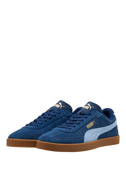 PUMA Club II Era Suede Trainers, Persian Blue - view 2, Persian Blue