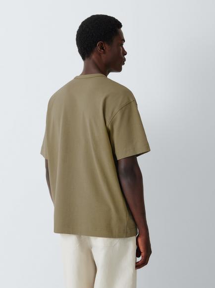 Kin Heavyweight Cotton Pocket T-Shirt - view 2, Dusky Green