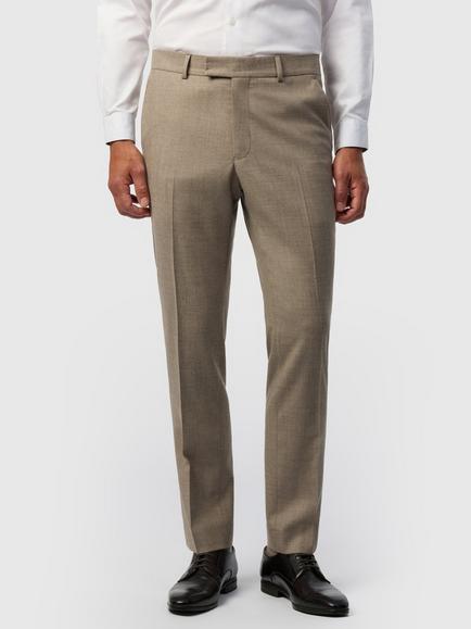 Ted Baker Tailored Fit Wool Blend Trousers, Oatmeal, Oatmeal