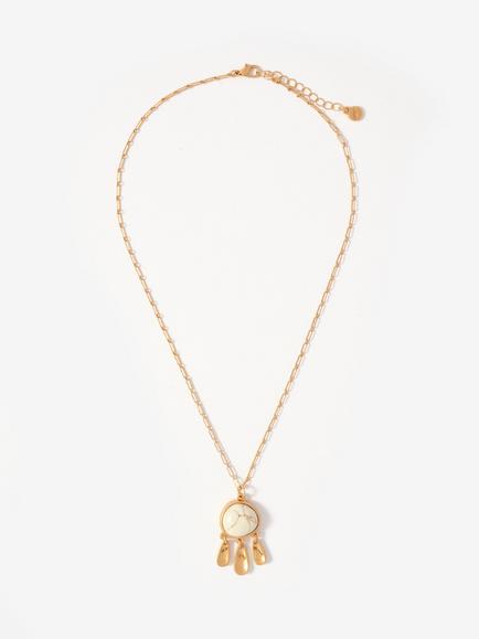 Mint Velvet Triple Drop Pendant Necklace, Gold, Gold