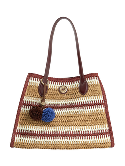 Dune London Devotedly Tote Bag, Burgundy, Burgundy