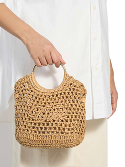 Dune London Dinidewdrop Textured Grab Bag, Natural - view 2, Natural