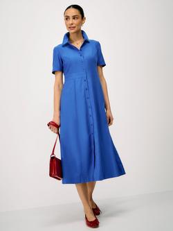 Crew Clothing Demi Shirt Dress, Ocean Blue, Ocean Blue