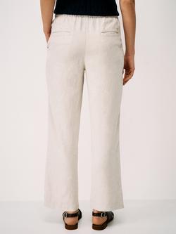 Crew Clothing Linen Rich Tapered Trousers, Natural - view 2, Natural