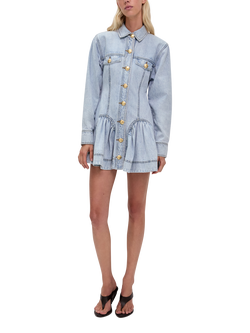Aje Noa Denim Shirt Mini Dress, Seasalt, Seasalt