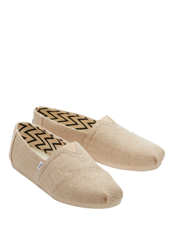 TOMS Alpargata Canvas Espadrilles - view 2, Natural Undyed