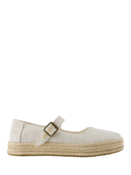 TOMS Carolina Mary Jane Flatform Espadrilles, Natural