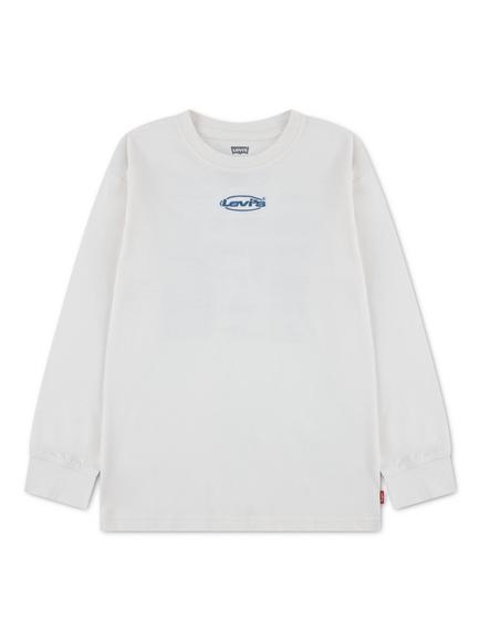Levi's Kids' Heritage Long Sleeve T-Shirt, Egret, Egret
