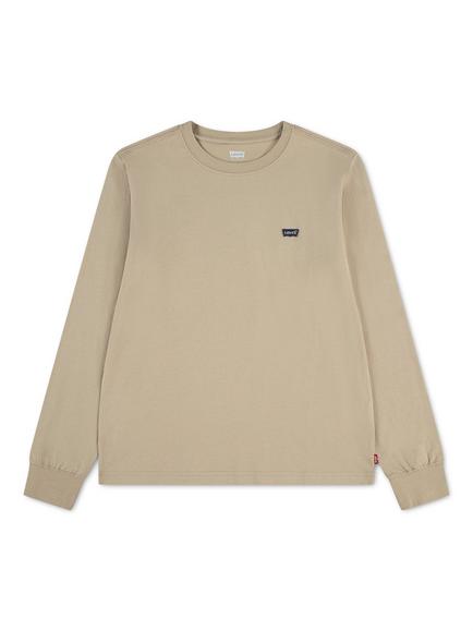 Levi's Kids' Long Sleeve Jersey T-Shirt, Tan