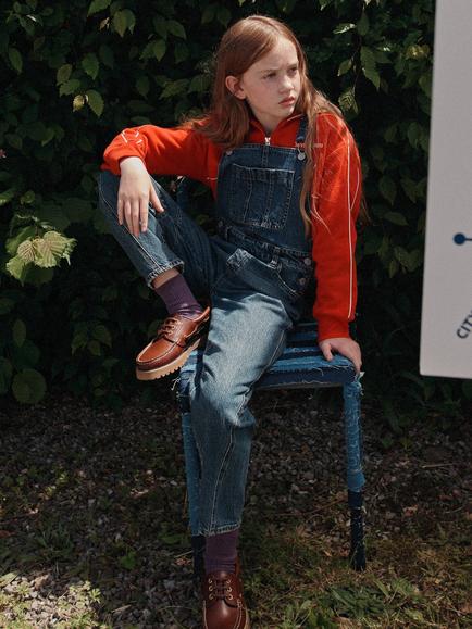 Levi's Kids'  Baggy Barrel Dungarees, Sky - view 2, Sunday Morning Sky
