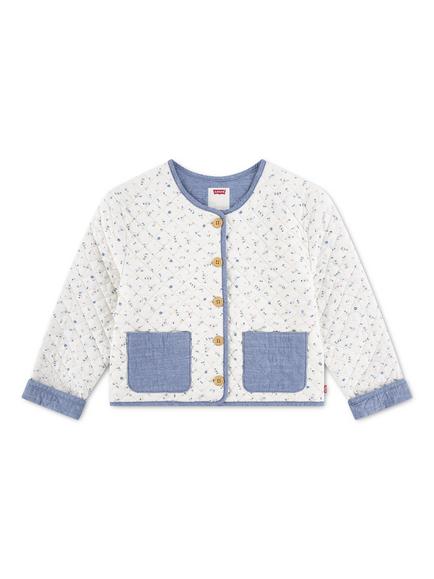 Levi's Kids' Floral Trucker Jacket, Egret, Egret