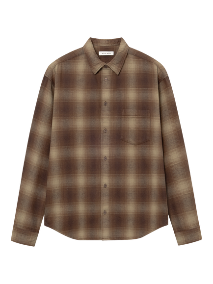 WOOD WOOD Carter Check Cotton Shirt, Delicioso Check, Delicioso Check
