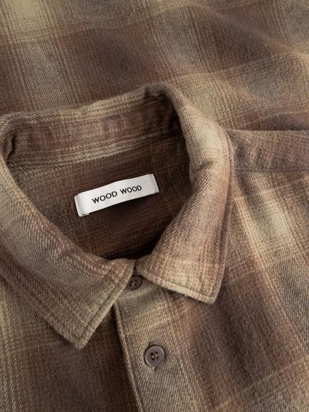 WOOD WOOD Carter Check Cotton Shirt, Delicioso Check - view 2, Delicioso Check