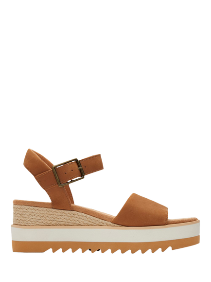TOMS Diana Platform Wedge Sandals, Tan