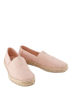 TOMS Alpargata Rope 2.0 Platform Espadrilles, Pale Rose - view 2, Pale Rose