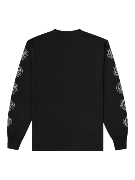 Parlez Haldane Long Sleeve Top, Black - view 2, Black