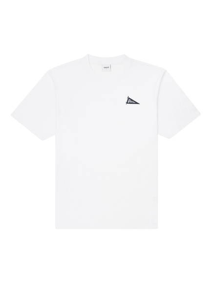 Parlez Pennant T-Shirt, White, White