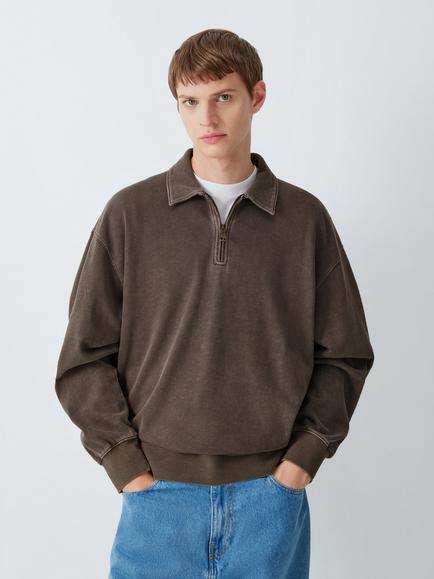 Carhartt WIP Harper Cotton Jersey Polo, Tabacco, Tabacco