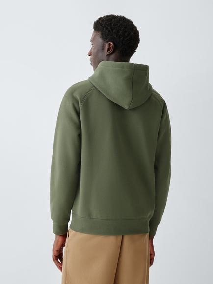 Carhartt WIP Chase Zip Front Cotton Blend Hoodie, Leaf/Gold - view 2, Leaf/Gold