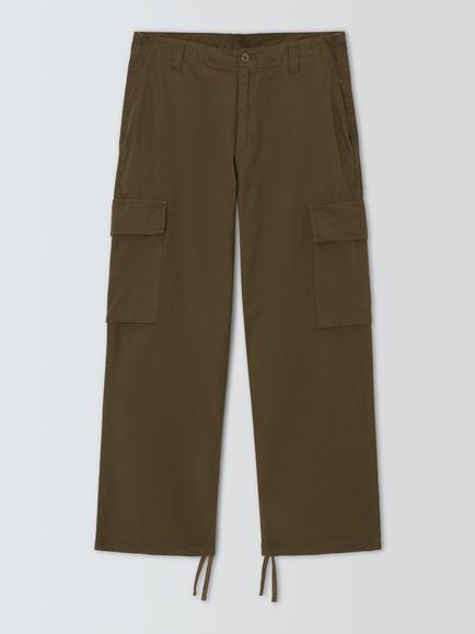 Carhartt WIP Kade Cotton Cargo Trousers, Dark Beech, Dark Beech