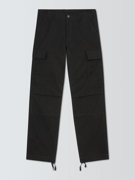 Carhartt WIP Regular Fit Cargo Trousers, Black, Black
