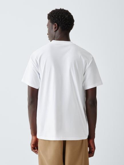 Carhartt WIP Deck Crew Neck Cotton T-Shirt, White - view 2, White