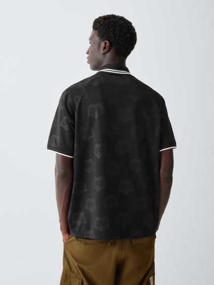 Carhartt WIP Football Polo Shirt, Black - view 2, Black