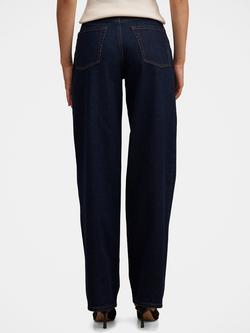 Forever New Yasmin Slim Wide Leg Jeans, Dark Wash - view 2, Dark Wash