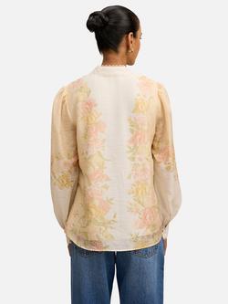 Forever New Petite Emma Blouse, Peach - view 2, Peach