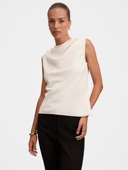 Forever New Scout Sleeveless Blouse, Classic Ivory, Classic Ivory