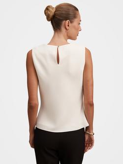 Forever New Scout Sleeveless Blouse, Classic Ivory - view 2, Classic Ivory