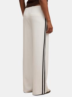 Forever New Sabrina Tailored Straight Cut Mid Rise Trousers, Porcelain White - view 2, Porcelain White