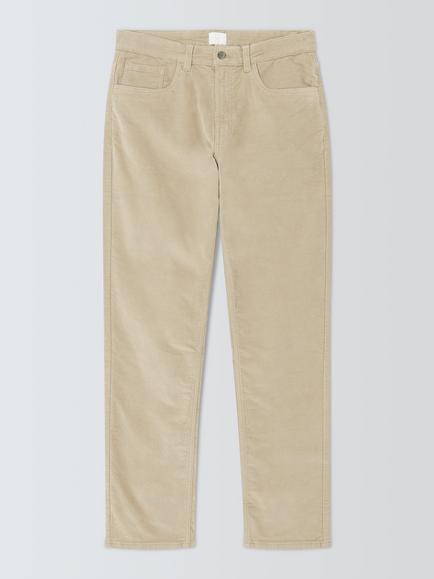 John Lewis Diagonal Corduroy Trousers, Ancient Scroll, Ancient Scroll