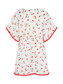 Angels by Accessorize Kids' Cherry Shortie Kaftan, White - view 2, White