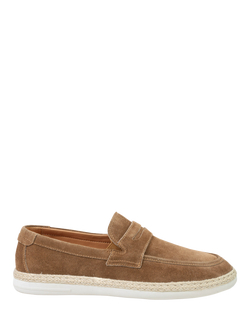 Jones Bootmaker Redhill Suede Loafers, Tan