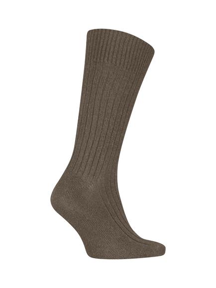 Tommy Hilfiger Embroidered Flag Socks, Chocolate Brown - view 2, Chocolate Brown