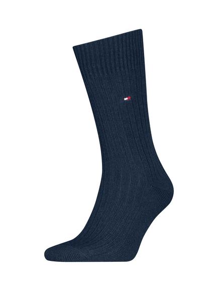 Tommy Hilfiger Embroidered Flag Socks, Navy, Navy