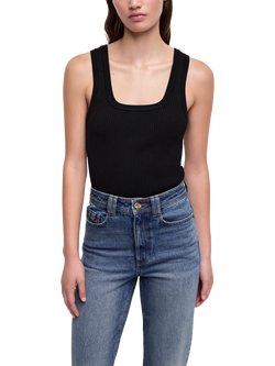 Aje Morgan High Rise Slim Straight Jeans, Stormy Wash - view 2, Stormy Wash
