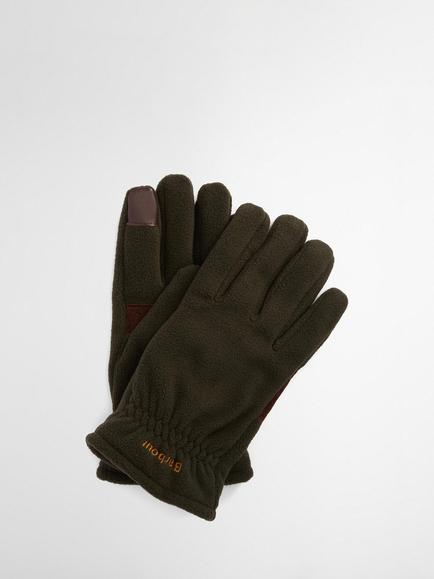 Barbour Coalford Fleece Gloves, Olive, Olive