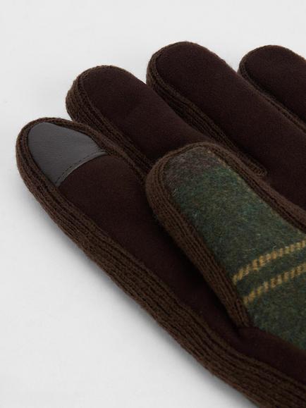 Barbour Hackney Gloves, Tartan - view 2, Classic Tartan