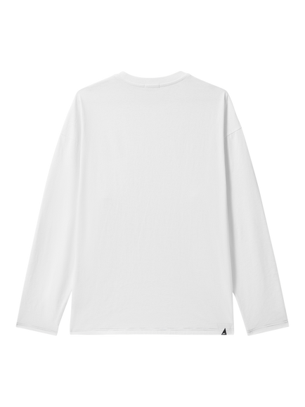 DENHAM Waby Crew Neck Cotton T-Shirt, Off White - view 2, Off White