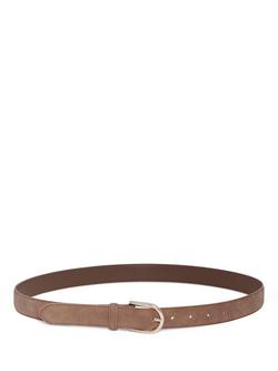 KAFFE Kauma Buckle Belt, Brown, Brown