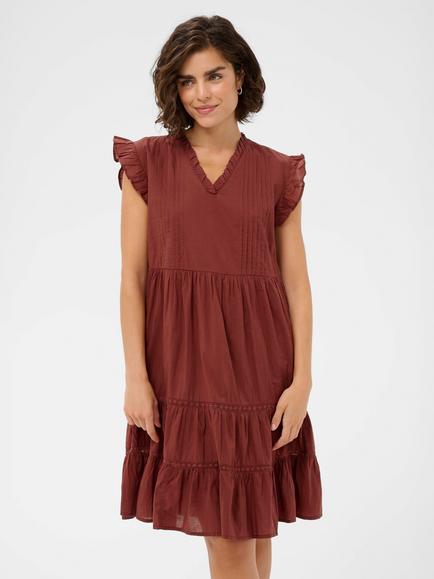 KAFFE Valerie Dress, Henna, Henna