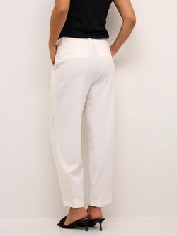 KAFFE Merle Straight Tailored Trousers, White - view 2, White