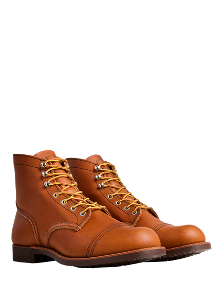 Red Wing 8000 Iron Ranger Pure Leather Boots, Oro Legacy - view 2, Oro Legacy
