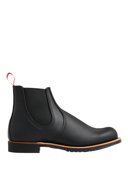 Red Wing 8224 Leather Chelsea Boots, Black Harness, Black Harness