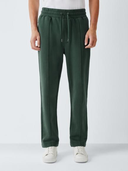 John Lewis Heavyweight Cotton Rich Joggers, Khaki, Khaki