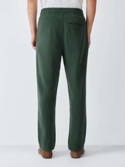 John Lewis Heavyweight Cotton Rich Joggers, Khaki - view 2, Khaki