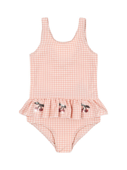 Konges Sløjd Kids' Etta Swimsuit, Mellow Rose, Mellow Rose